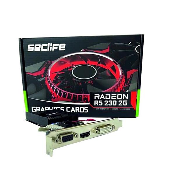 Seclife Radeon R5 230 2GB DDR3 64Bit DVI HDMI VGA Ekran Kartı