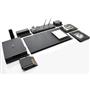 Tabac Crom And Leather Table Set Elegance Smart 1894