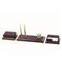 Tabac Gold And Leather Table Set Arty Master 1916 Altın Ve Deri Masa Seti