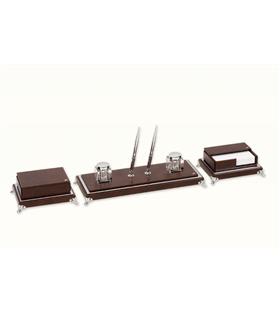 Tabac Crom And Leather Table Set Elegance Smart 1836 Sümen Takımları Ve Deri