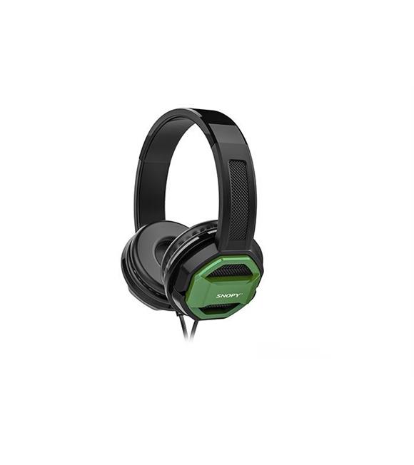 Snopy SN-101 BONNY Yeşil PCTelefon Mikrofonlu Kulaklık