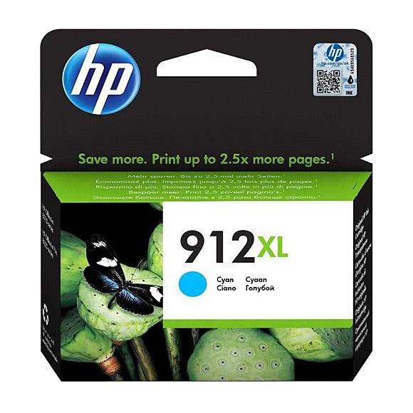 HP 912XL Yüksek Kapasite Cyan Mavi Kartuş 3YL81A