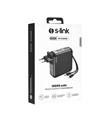 S-link G150 15000mAh Lightning+Type-C Kablolu Powerbank Siyah PD22.5W LCD AC Prizli Pil Şarj Cihazı_1)