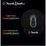 North Airfly Premium Quality Bilek Destekli Gaming Mousepad