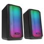 Mikado MD-356 2.0 5Wx2CH RGB Ledli Siyah USB Multimedia Oyuncu Speaker Hoparlör
