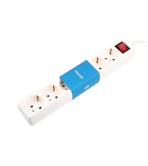 Philips SPS1060A-51 6'lı Priz 2 Metre Anahtarlı Çocuk Korumalı