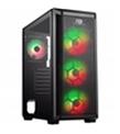 PowerBoost PB-T001BB 750w 80+ Bronze Full Siyah Mesh Panel RGB fan kasa