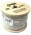 Ersan ER-5001 CU 2+1 1x0,50 mini Coax 2x0,50mm 500 metre CCTV Kamera Kablosu