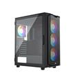 PowerBoost PB-P521B 750w 80+ Bronze USB 3.0 ATX Mesh RGB fan siyah Kasa_1)