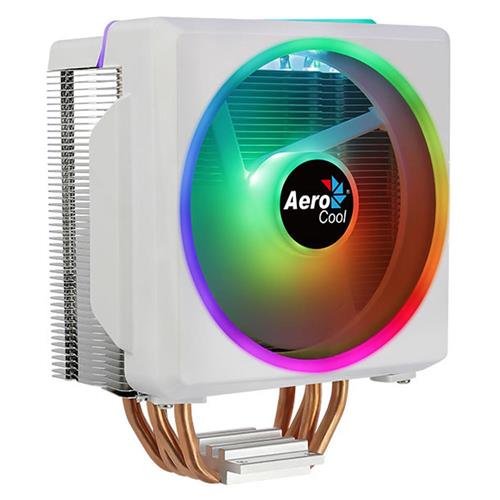 Aerocool AE-CC-CYLN4F-W Cylon 4F Beyaz 12cm ARGB Şeffaf Fan İşlemci Soğutucu Yaza Özel
