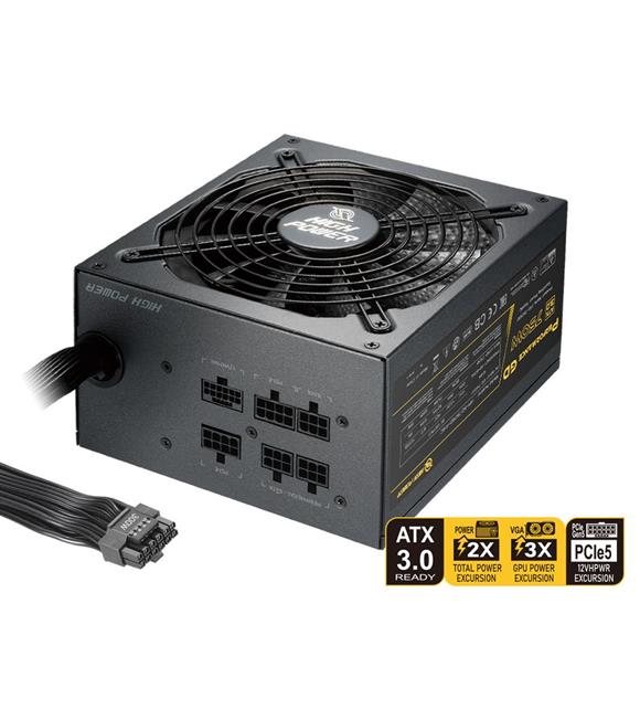 High Power HP1-S2750GD-F14C P. Serisi 750W 80+Gold ATX 3.0 & PCIe 5.0 Güç Kaynağı