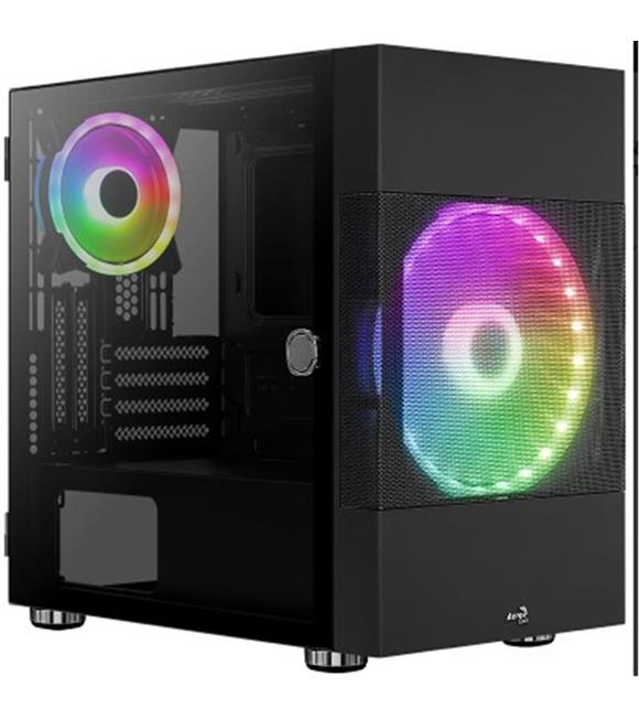 Aerocool-AE ATMC 500 Atomic 500W 1 x 20cm ve 1 x 12cm ARGB Fan