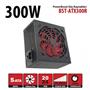 PowerBoost BST-ATX300R 300w, PPFC 12cm Kırmızı Fanlı ATX PSU (Retail Box) Güç Kaynağı