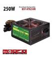 PowerBoost BST-ATX250R 250w, PPFC 12cm Kırmızı Fanlı ATX PSU (Retail Box)
