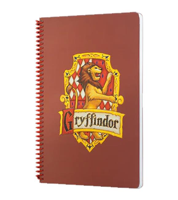 Mabbels Spiralli Defter Harry Potter Gryffindor Kiremit Rengi 80 YP 17x24 DFT-388562