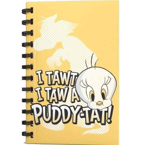 Mabbels Spiralli Defter Tweety I Tawt I Taw a Puddy Tat Açık Sarı 80 YP 17x24 DFT-388494 Okula Dönüş 2026 — Çanta, Defter, Kalem Ve Matara İndirimleri