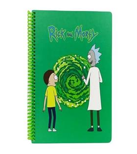 Mabbels Spiralli Defter Rick And Morty Yeşil  80 YP 17x24 DFT-388524