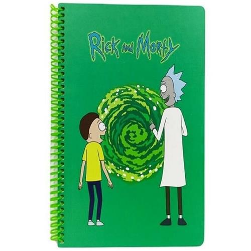 Mabbels Spiralli Defter Rick And Morty Yeşil 80 YP 17x24 DFT-388524 Okula Dönüş 2026 — Çanta, Defter, Kalem Ve Matara İndirimleri