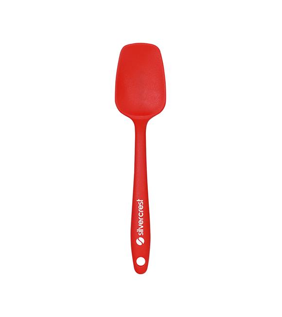 Silver Crest SPT-01 Silikon & Paslanmaz Çelik 6lı Kırmızı Spatula Seti_2
