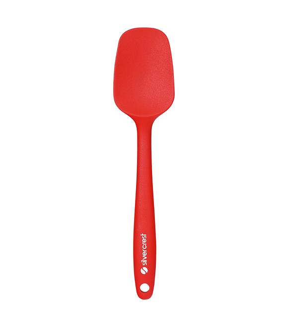 Silver Crest SPT-01 Silikon & Paslanmaz Çelik 6lı Kırmızı Spatula Seti_1