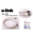 S-link SL-149 IEEE1394 4PİN TO 9PİN 1.5m Firewire Kablosu Çevirici ve Konnektörler