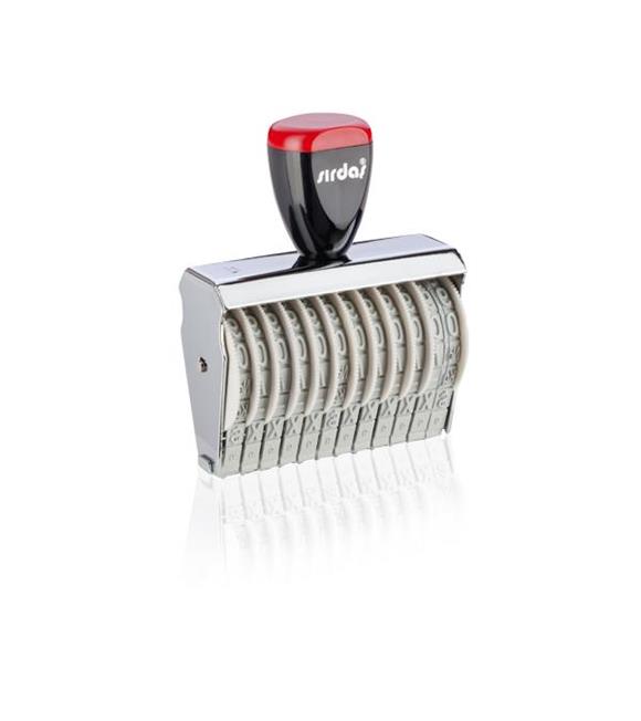 Sırdaş Numaratör Elle Çevirmeli 12 Hane 9 MM 15912