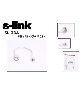 S-link SL-33A 0.3m USB AM-MICRO5P Kablosu