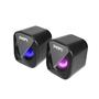 Snopy SN-83U 2.0 Mini Led Işıklı 2Wx2CH Siyah USB Gaming Speaker Hoparlör