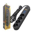 Gobax MG-101 4lü 3 USBli 2 mt Termal Akım Korumalı Priz