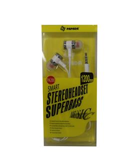 Megatech Papada PA200 Beyaz Renk Mikrofonlu Kulaklık