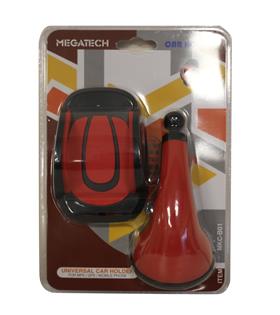 Megatech MKC-B02 Kırmızı Vakumlu Araç Telefon Tutucu
