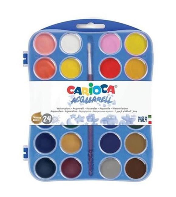 Carioca Sulu Boya 30 MM Fırçalı 24 LÜ 42401