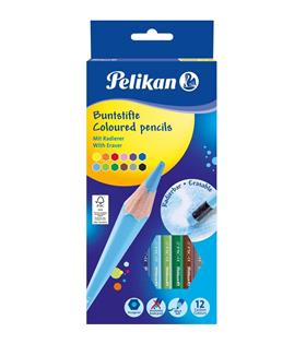 Pelikan Kuru Boya Kalemi Silgili 12 Li 700689