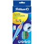 Pelikan Kuru Boya Kalemi Silgili 12 Li 700689