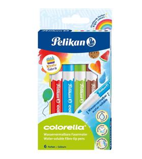 Pelikan Keçeli Kalem Colorella Suda Çözünür 6 Lı 817 059