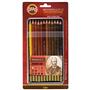 Koh-I Noor Set Aquarel Pencils Kahverenk Line 3722 12