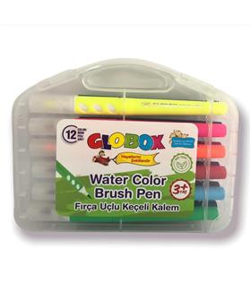 Globox Keçeli Kalem Fırça Uçlu 12 Li 3376