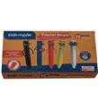Kidsmode Yağlı Pastel Boya Üçgen 12 Renk