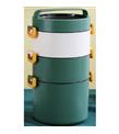 Vagonlife Beslenme Kutusu Lunch Box Paslanmaz Çelik 1800 ML XC-545