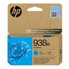 HP 938e Cyan Mavi Yüksek Kapasite Kartuş 4S6X9PE