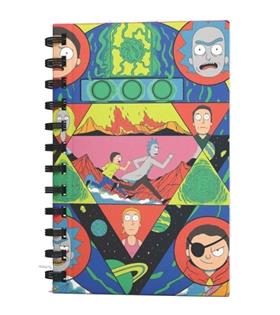 Mabbels Spiralli Defter Rick And Morty Kırmızı 80 YP 17x24 DFT-388517