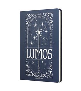 Mabbels Sert Kapak Butik Defter Harry Potter Lumos Lacivert 80 YP 15x21 DFT-388029