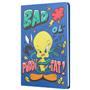 Mabbels Sert Kapak Butik Defter Tweety Bad Puddy Tat Mavi 80 YP 15x21 DFT-388128