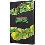 Mabbels Sert Kapak Butik Defter Ninja Turtles Siyah 80 YP 15x21 DFT-388234