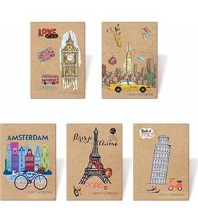 Liz Defter Kraft Kapak 14x20 Ivory 96 Yp Çizgili