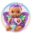 My Garden Baby Kelebek Bebegımın Bakım Zamanı Mor Saclı Bebek