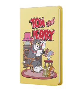 Mabbels Sert Kapak Mini Defter Tom And Jerry Sarı 80 YP 9x14 DFT-388357