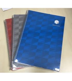 Elma Sert Kapak Defter Line Ciltli 14x20 120 YP Çizgili