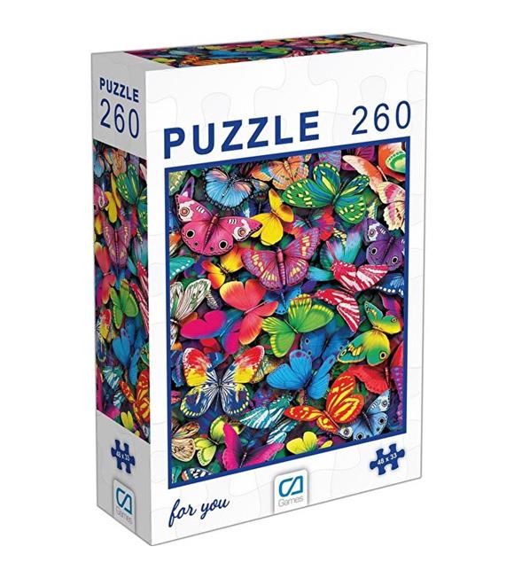 Ca Puzzle 260 Parça Kelebekler 6007