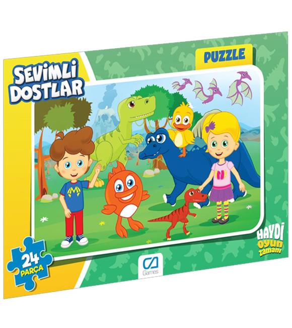 Ca Puzzle 24 Parça Sevimli Dostlar Frame 1 5121-5122